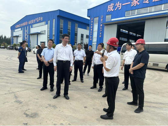 遼寧省副省長(cháng)靳國衛到一諾環(huán)境視察指導工作